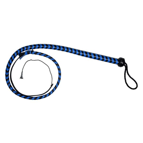 Blue and Black snake whip