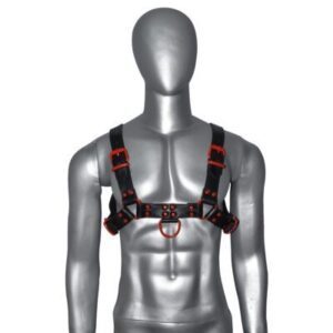 Leather Chest Harness with buckles