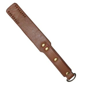 Leather Brown Paddle Slapper