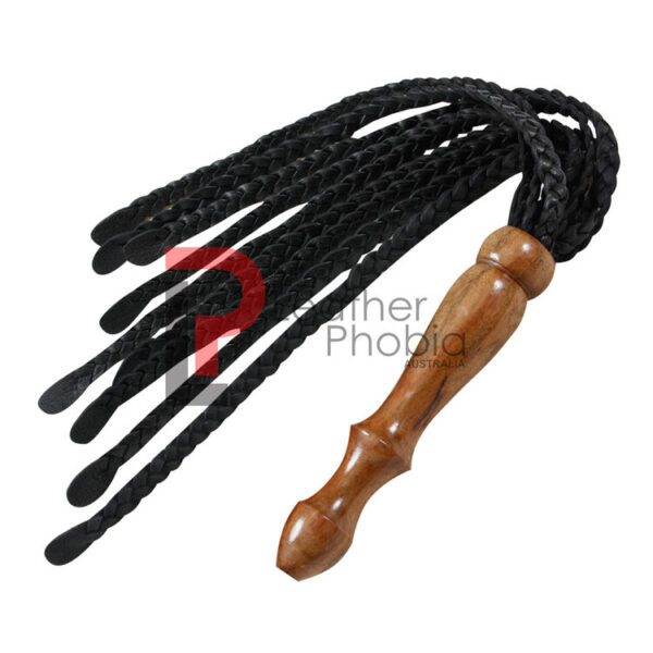 Black Cat-o-Nine Tails flogger 