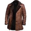 Men's Distressed Brown Fur Coat