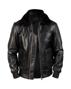 Men's G-1 Bomber jacket Real Sheepskin Genuine Leather Jacket Handmade