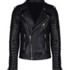 Men's Motorbike Distressed Leather Jacket