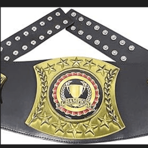 Trophy Championship Leather Belt