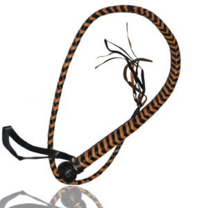 Professional Cowhide Leather Bullwhip